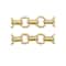 12 Pack: Gold Long & Short Charm Bracelet by Bead Landing™